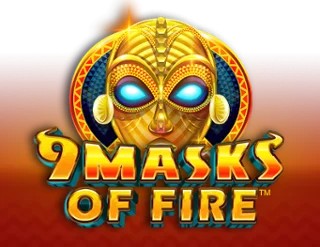 Logo of 9 Masks of Fire from Gameburger Studios at Casino Rodos