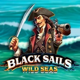 Black Sails Wild Seas logo by Infinity Dragon Studios at Casino RodosBlack Sails Wild Seas
