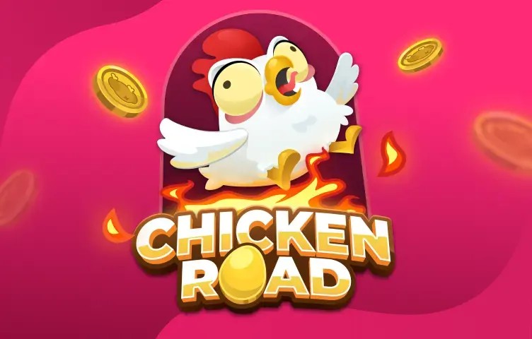 Chicken Road slot logo by InOut at Casino RodosChicken Road