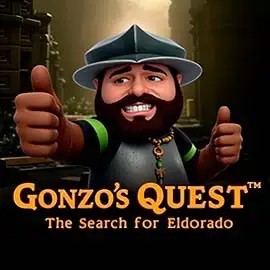 Logo of Gonzo's Quest from NetEnt at Casino Rodos