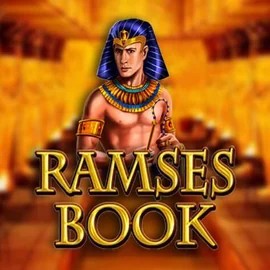 Ramses Book slot logo by Gamomat at Casino RodosRamses Book