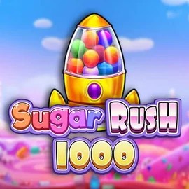 Logo of Sugar Rush 1000 from Pragmatic Play at Casino Rodos